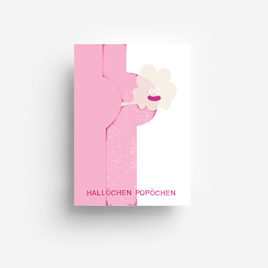 Hallöchen Popöchen Postkarte DIN A6