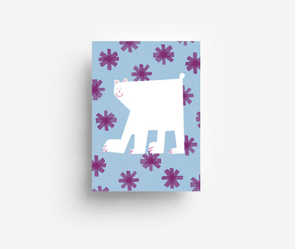 Eisbär Postkarte DIN A6