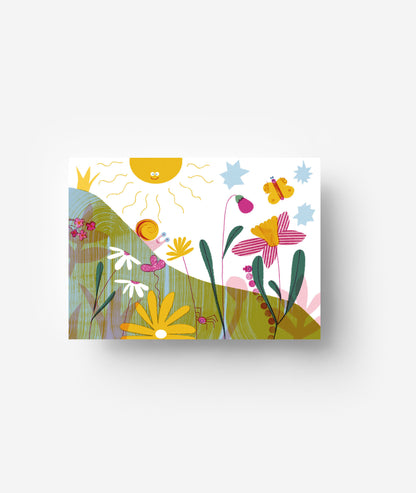 Schneckenpost Postkarte DIN A6