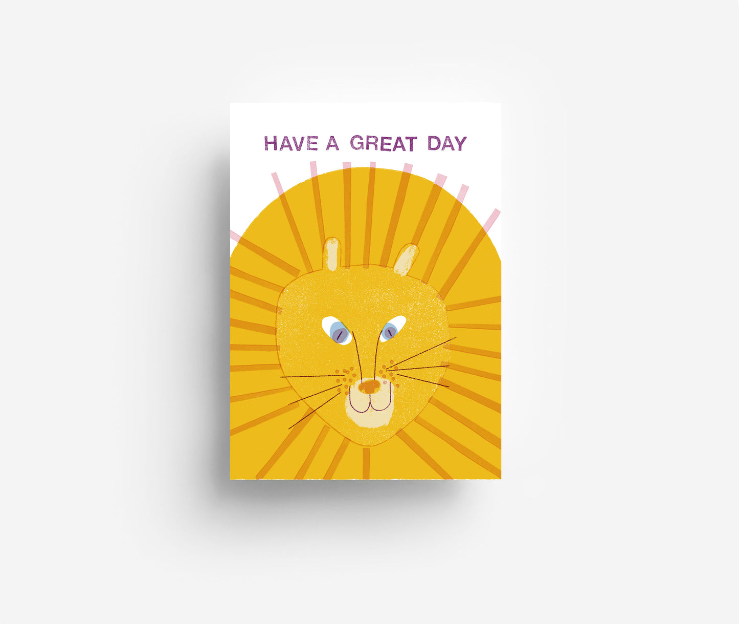 Löwe Postkarte DIN A6