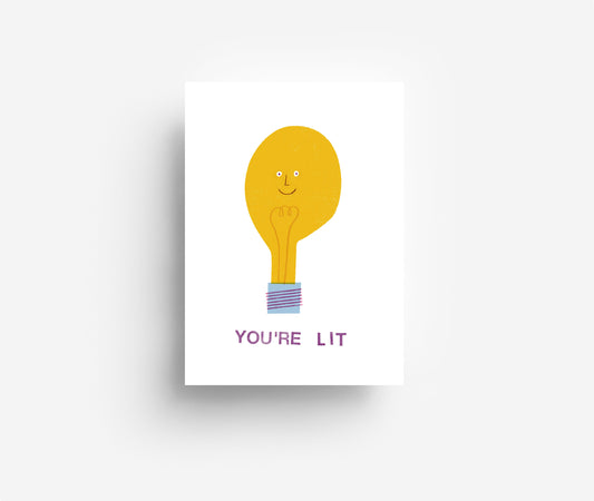 Lit Postkarte DIN A6