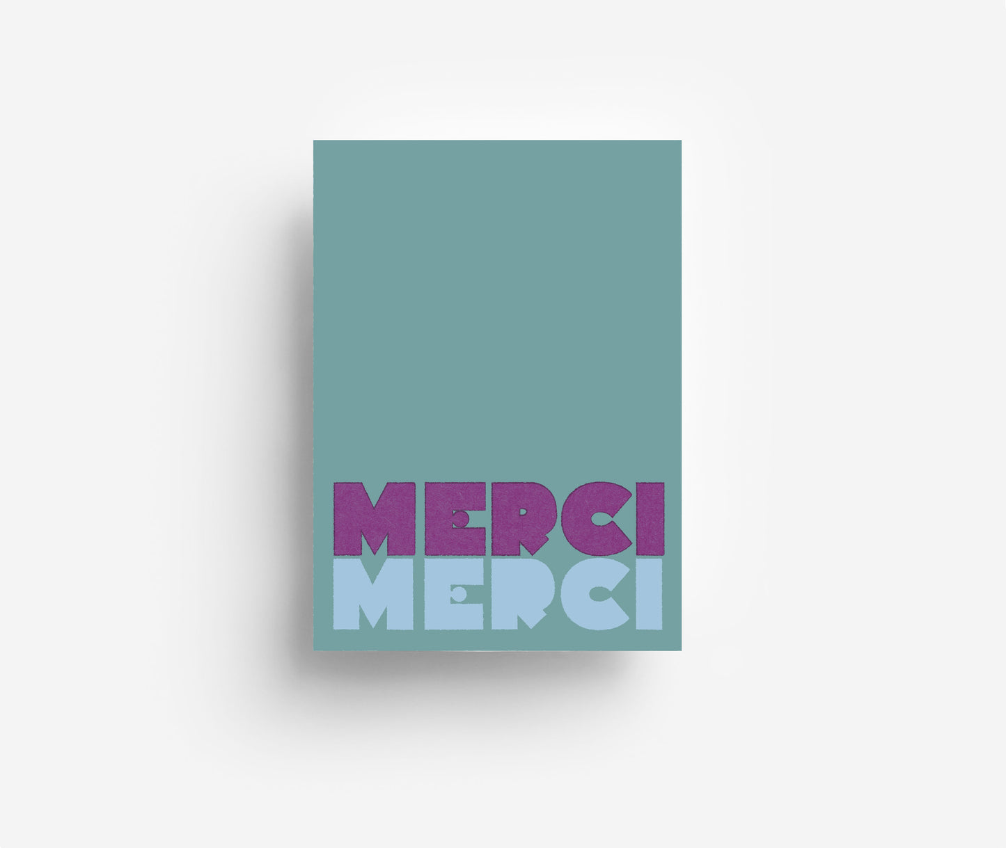 Merci Postkarte DIN A6