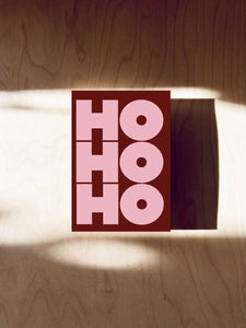 Ho Ho Ho Klappkarte