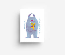 Load image into Gallery viewer, Monster Congrats Postcard DIN A6