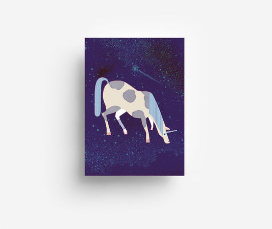Einhorn Postkarte DIN A6