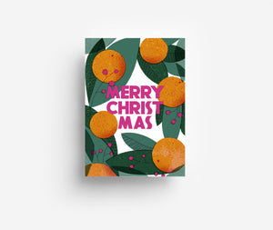 Orange Wrap Postcard DIN A6