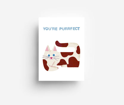 Purrfect Postkarte DIN A6