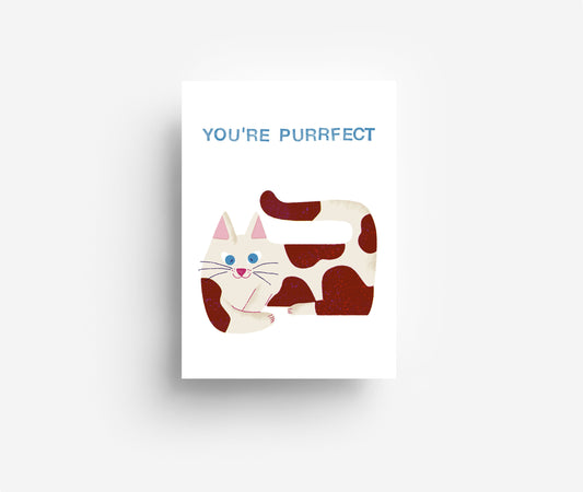 Purrfect Postkarte DIN A6
