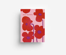 Load image into Gallery viewer, Red Flowers Postcard DIN A6