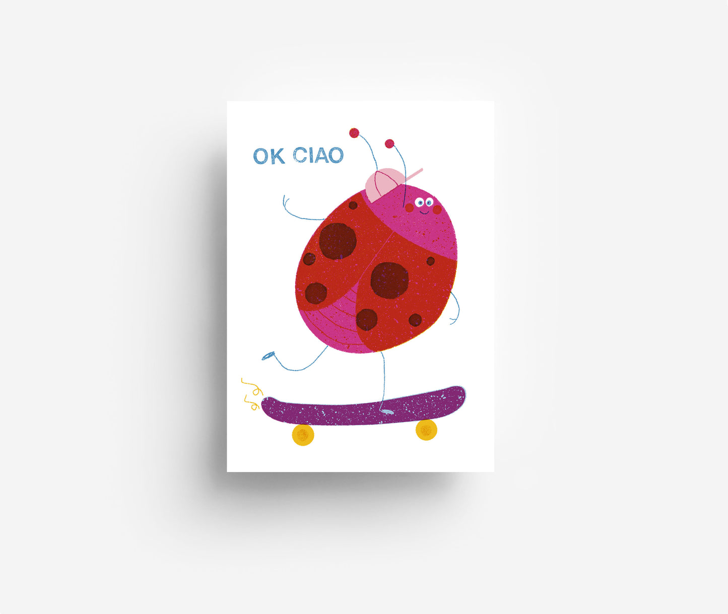 Skater Postkarte DIN A6