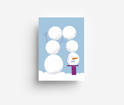 Snowy Postkarte DIN A6