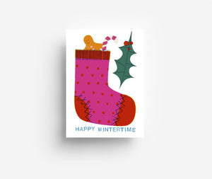 Strumpf Postkarte DIN A6