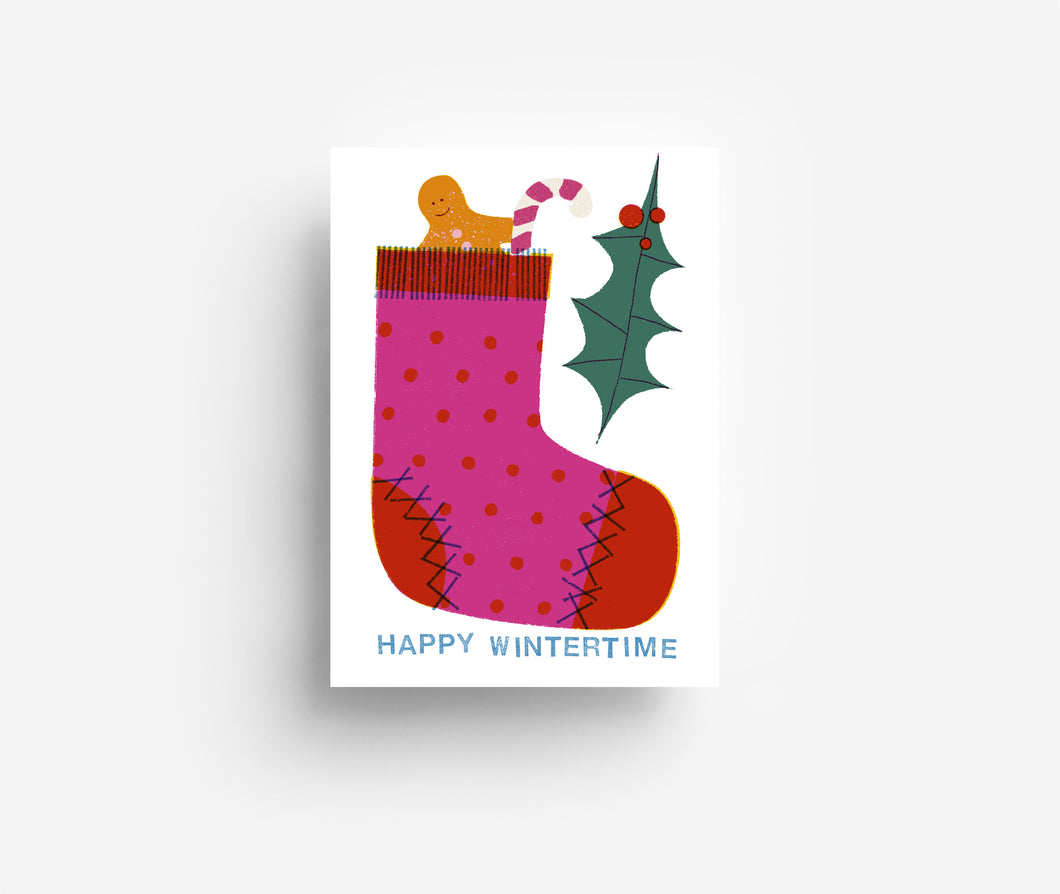 Strumpf Postkarte DIN A6