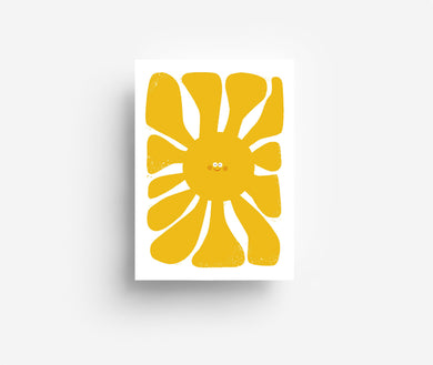 Big Sun Postcard DIN A6