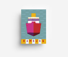 Load image into Gallery viewer, Tanker Postcard DIN A6