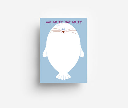 Wat Mutt Dat Mutt Postkarte DIN A6