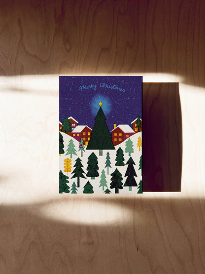 Winterlandschaft Postkarte DIN A6
