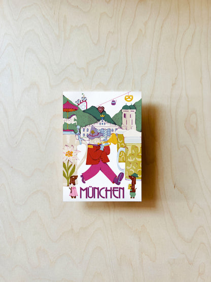 München Postkarte DIN A6