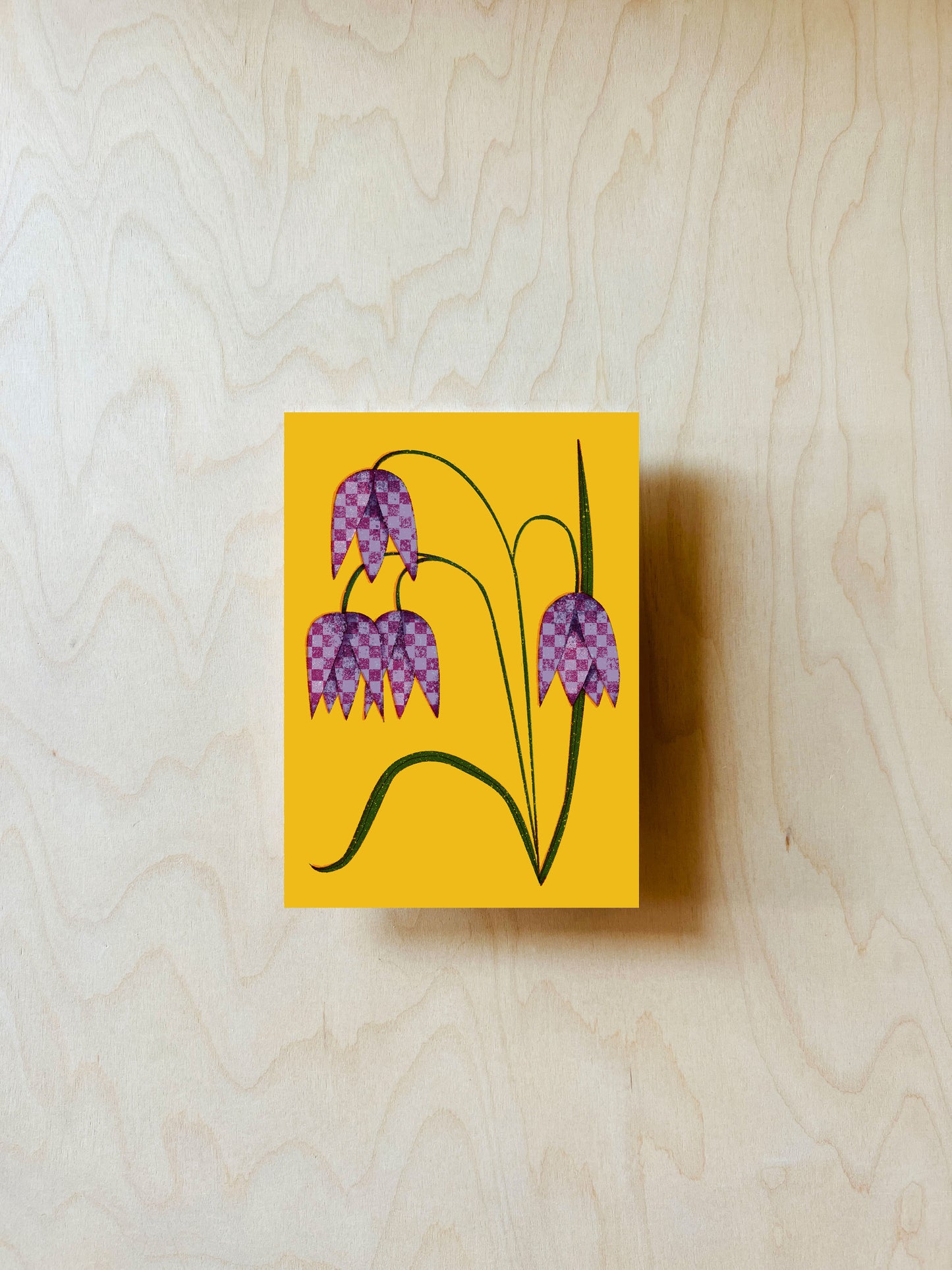 Schachblume Postkarte DIN A6