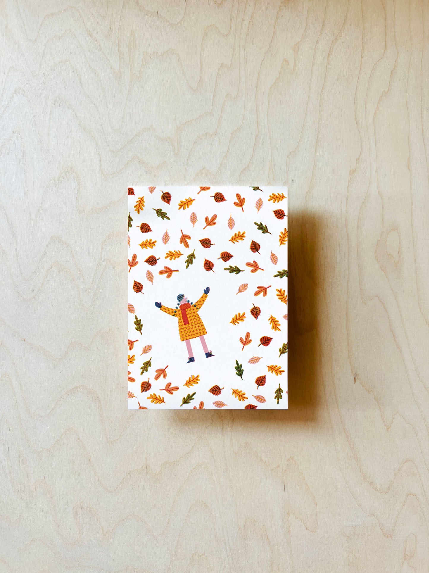 Laub Postkarte DIN A6