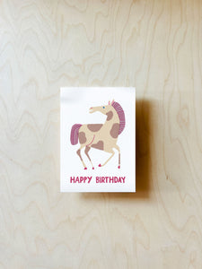 Birthday Pony Postcard DIN A6