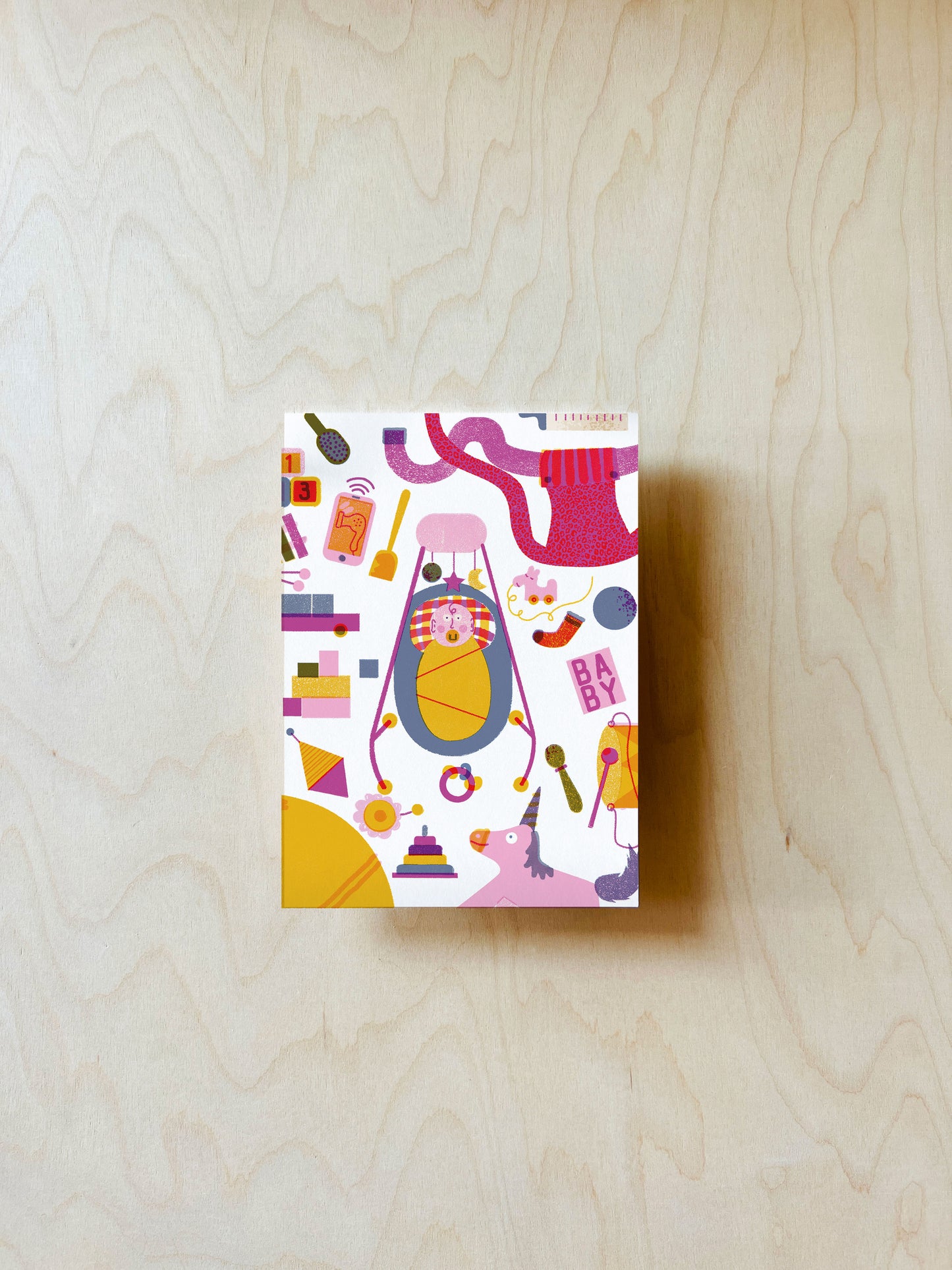 Babysachen Postkarte DIN A6