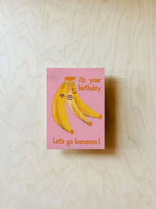 Bananas Postcard DIN A6