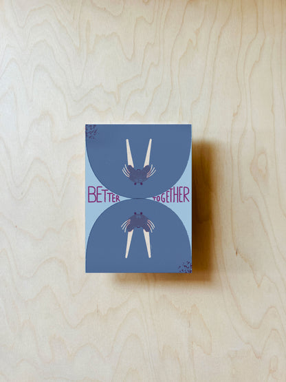 Better Together Postkarte DIN A6
