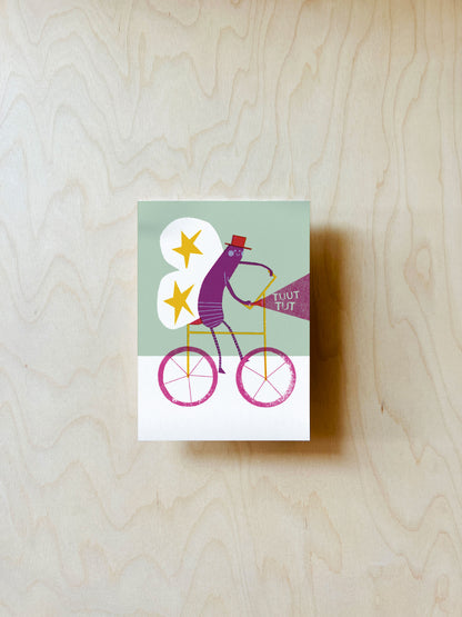 Rad Postkarte DIN A6