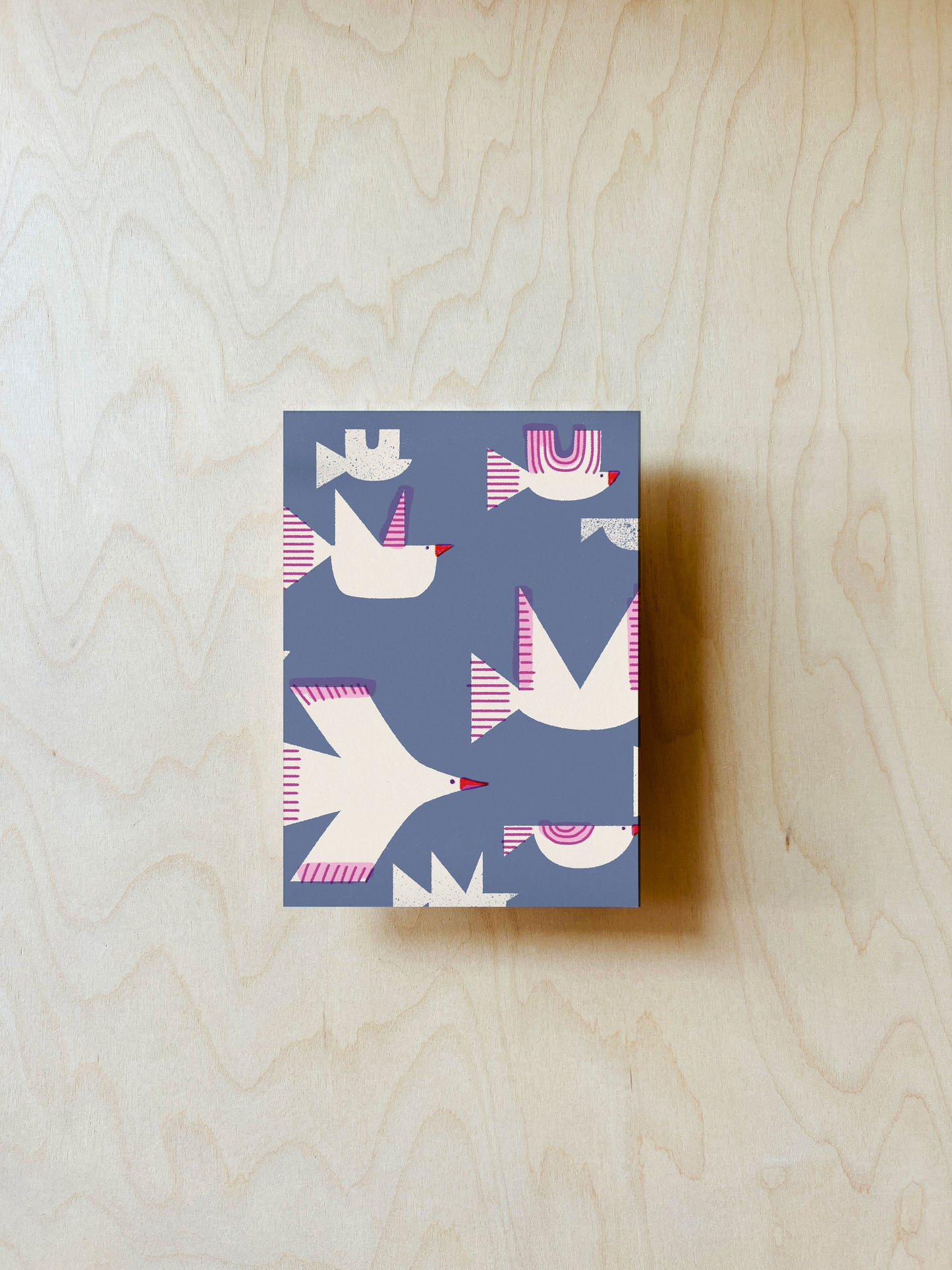 Vögel Postkarte DIN A6