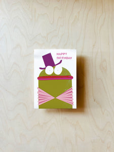 Birthday Frog Postcard DIN A6