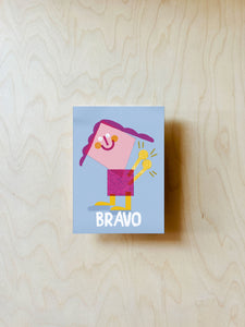 Bravo Postcard DIN A6