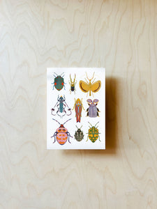 Bugs Mix Postcard DIN A6