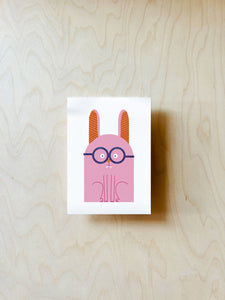 Bunny Postcard DIN A6