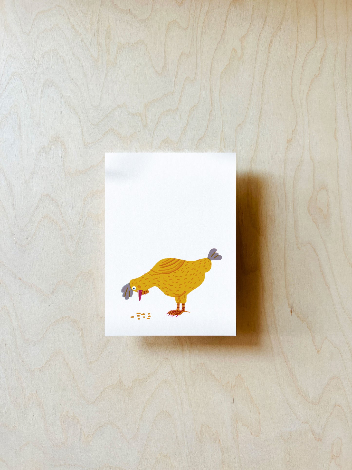 Huhn Postkarte DIN A6