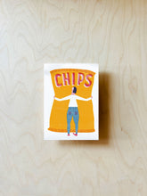 Load image into Gallery viewer, Chips Postcard DIN A6