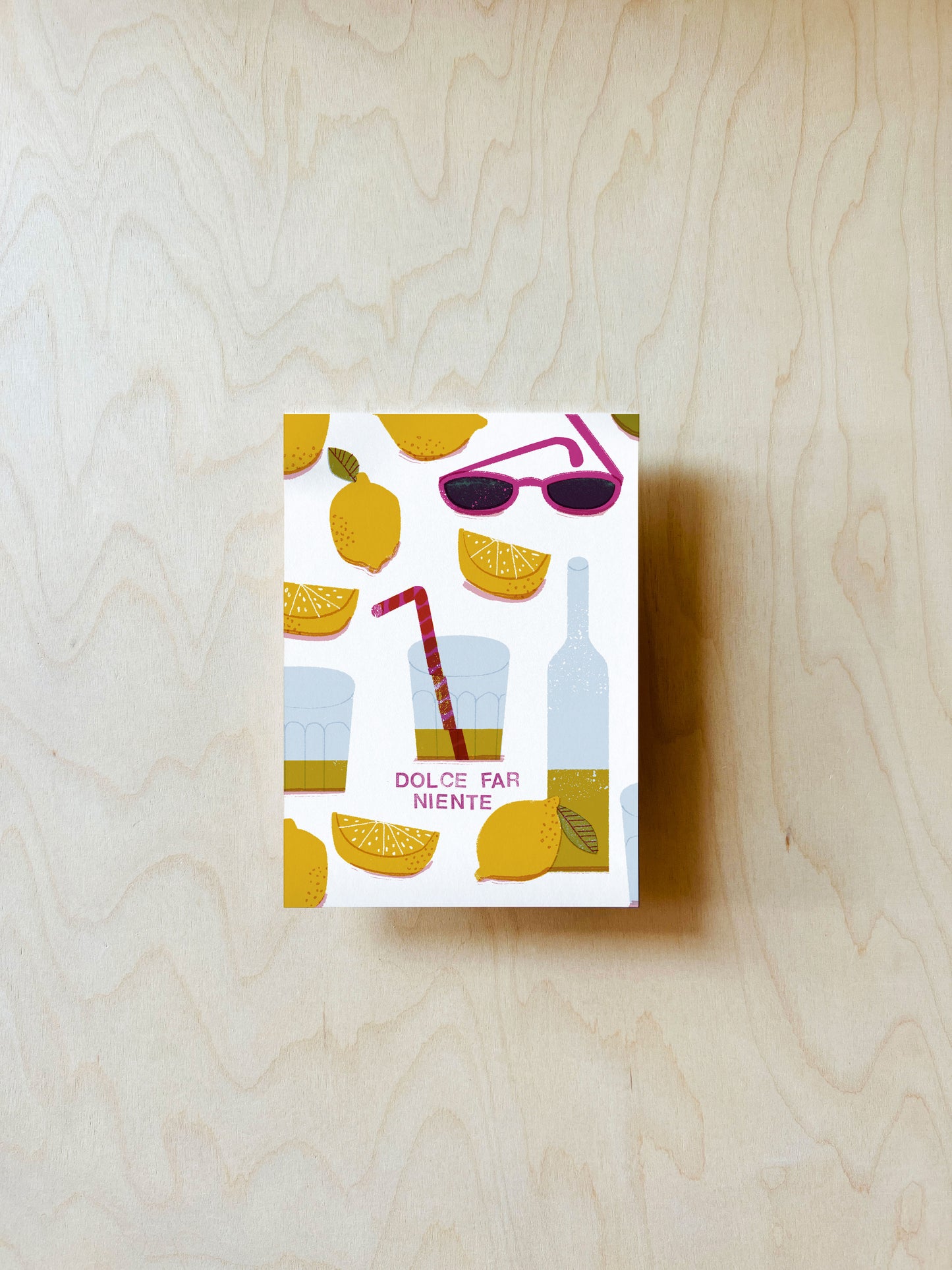 Dolce Far Niente Postkarte DIN A6