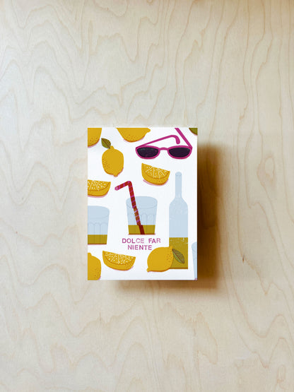 Dolce Far Niente Postkarte DIN A6