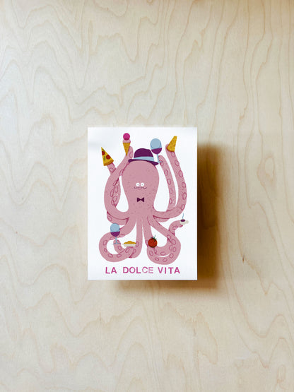 La Dolce Vita Postkarte DIN A6
