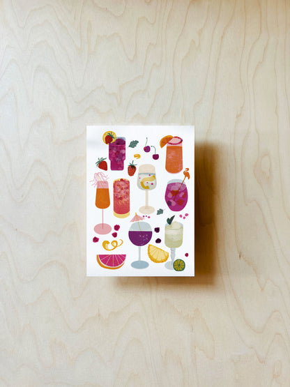 Drinks Postkarte DIN A6