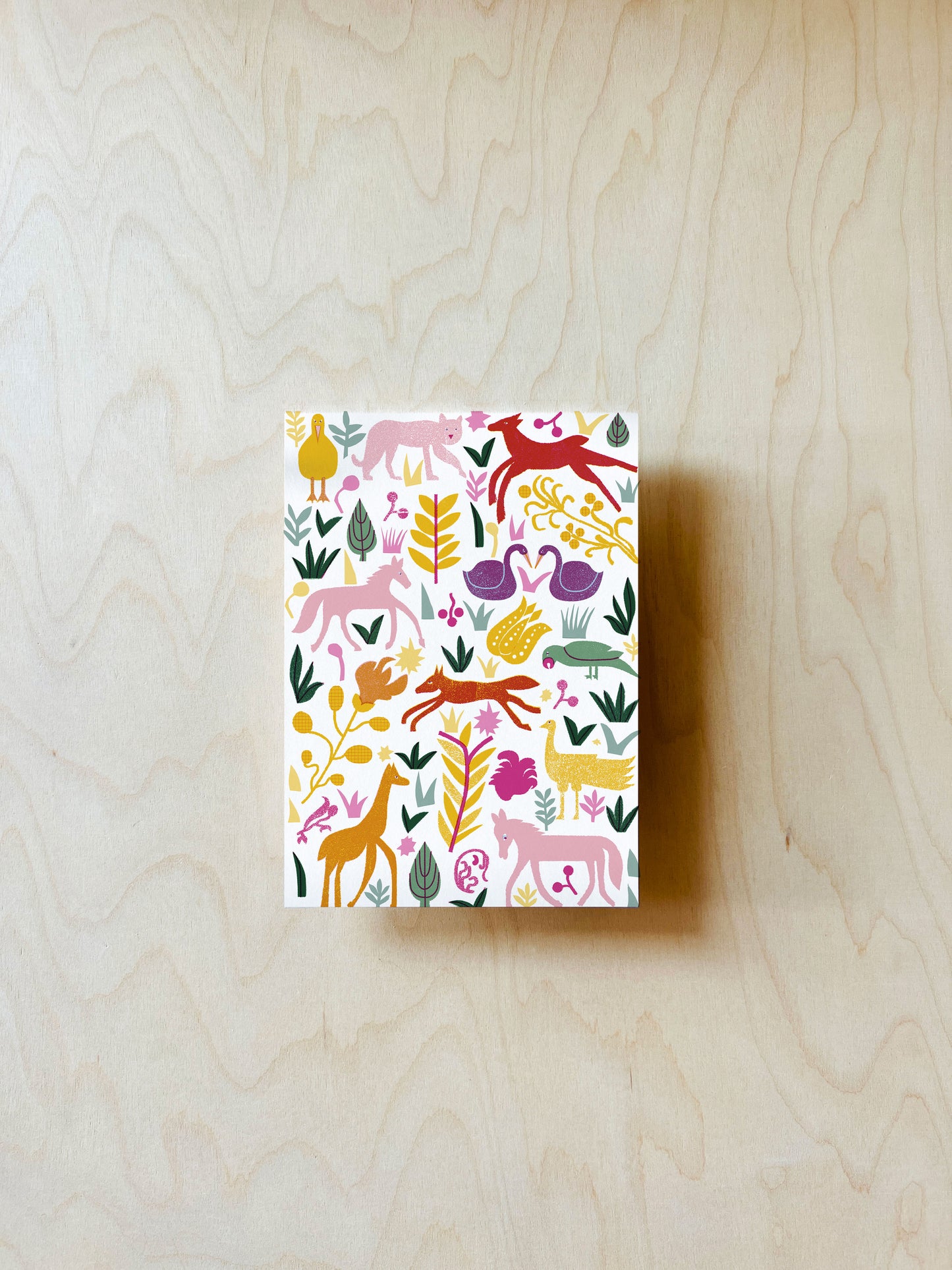 Folklore Postkarte DIN A6