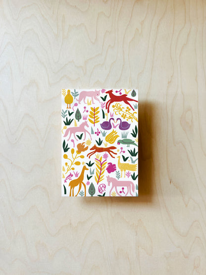 Folklore Postkarte DIN A6