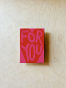 For You Postcard DIN A6