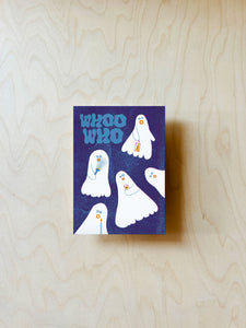 Ghosts Postcard DIN A6