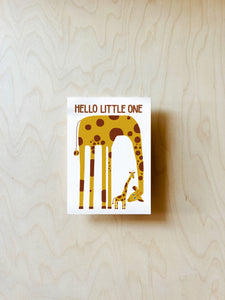 Giraffe Postcard DIN A6