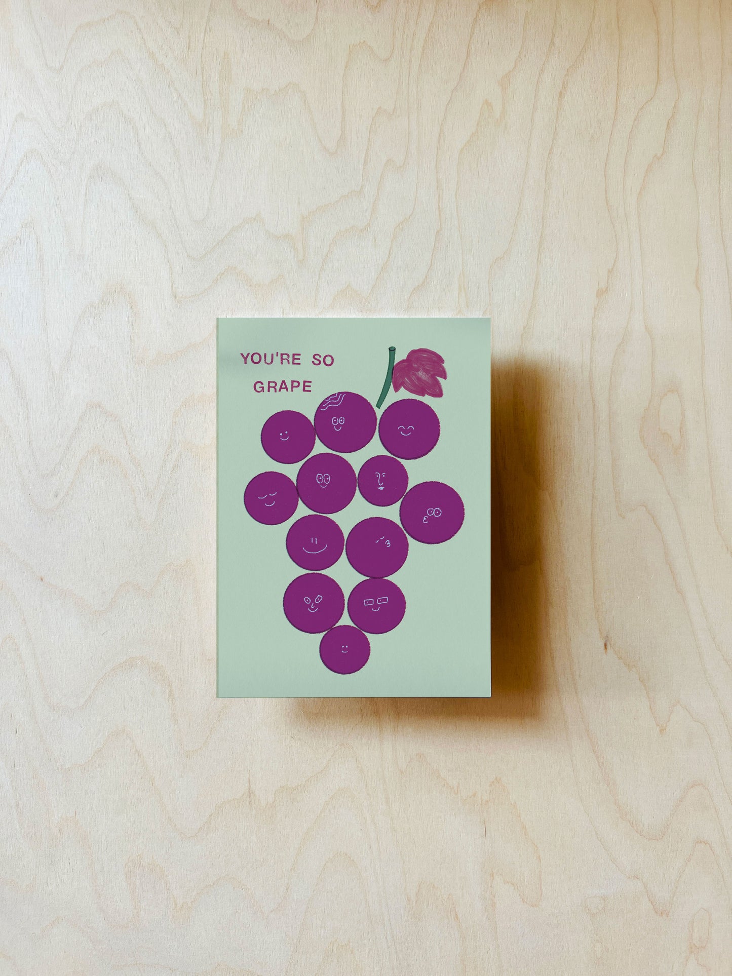 You're So Grape Postkarte DIN A6