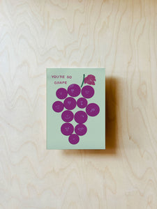 You're So Grape Postcard DIN A6