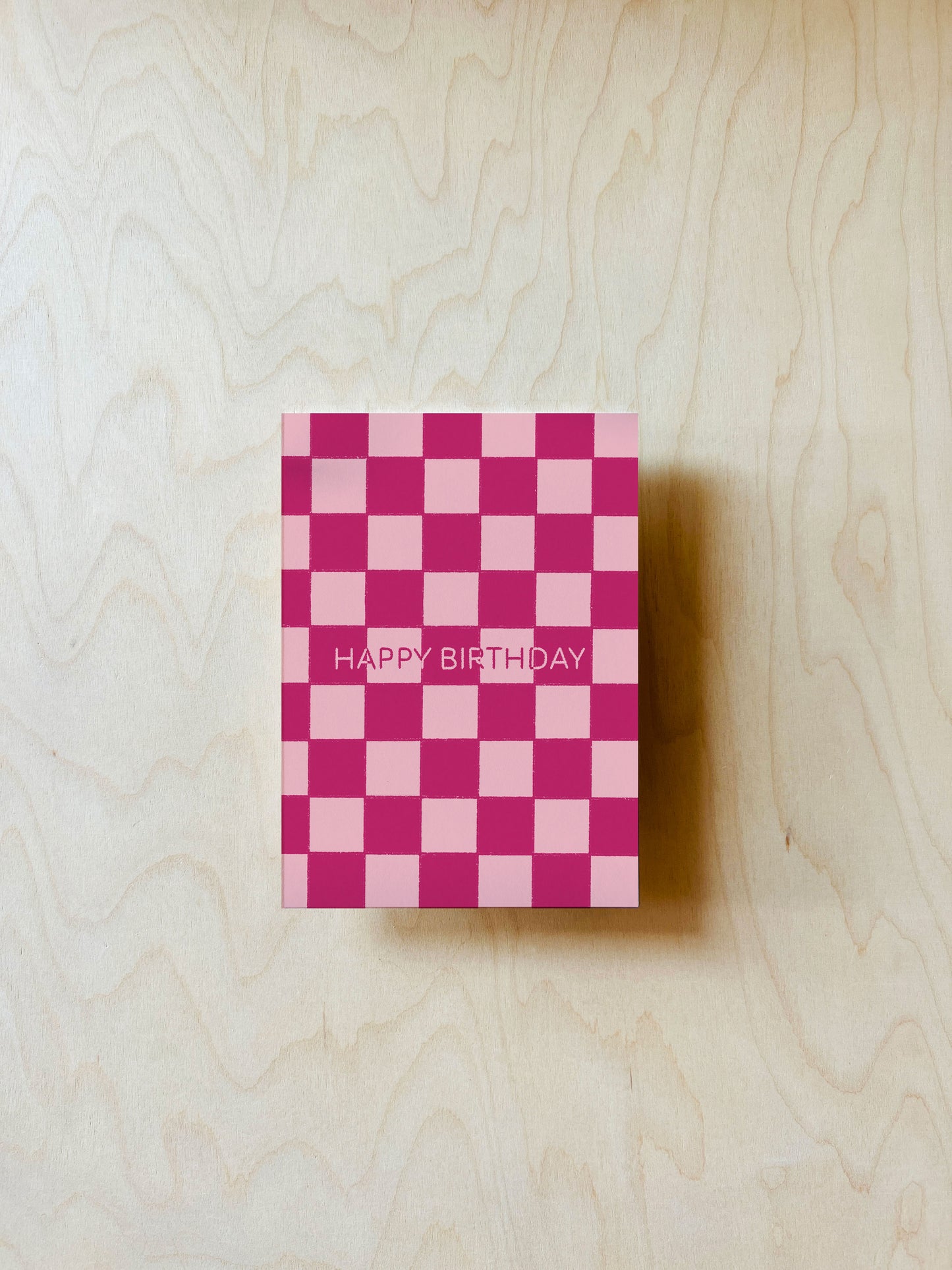 Grid Birthday Postkarte DIN A6