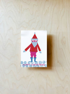 Happy Santa Postcard DIN A6