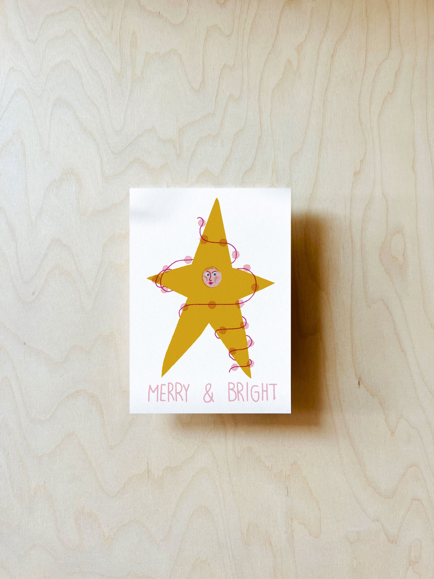 Merry & Bright Postkarte DIN A6